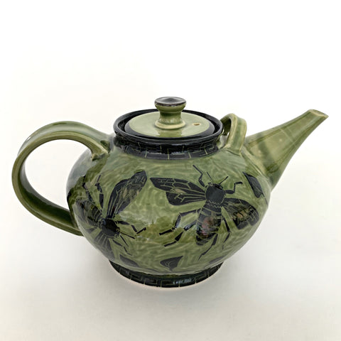 Teapot with Bees
